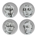 Succulent Faces DINNER PLATE SET OF 4